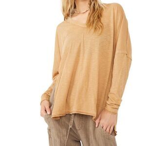 Free People We The Free On My Mind V Neck Shirt L